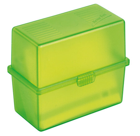 MEMO-BOX A8 vert pomme translucide EXACOMPTA