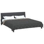 vidaXL Duvet complet toute l'année Gris clair et anthracite