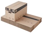 Lot de 40 cartons de déménagement 54l - 60x30x30cm - made in france - 70  fsc certifé - pack & move