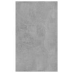 vidaXL Buffet avec 3 tiroirs Gris béton 120x41x75 cm Bois d'ingénierie