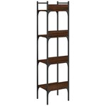 vidaXL Bibliothèque à 4 niveaux chêne 35x30x138 5 cm bois d'ingénierie