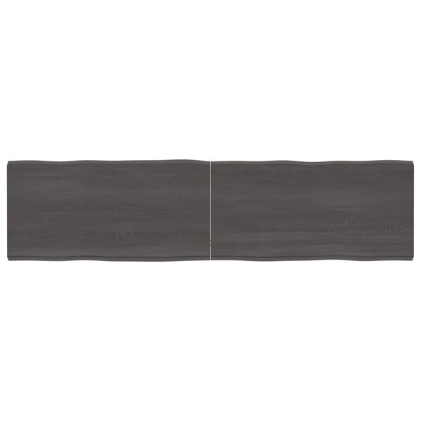 vidaXL Dessus de table bois massif traité bordure assortie