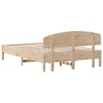 vidaXL Cadre de lit sans matelas 140x200 cm bois massif de pin