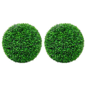 vidaXL Boules de buis artificielles 2 Pièces 55 cm