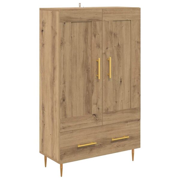vidaXL Haut Armoire avec tiroir Chêne artisanal 69 5 x 31 x 115 cm