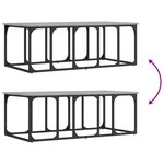 vidaXL Table basse sonoma gris 100x50x35 5 cm bois d'ingénierie