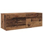 vidaXL Meuble mural Bois ancien 100 x 36.5 x 35 cm Bois d'ingénierie