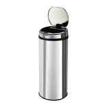 Poubelle automatique artic argent acier inoxydable 42 l