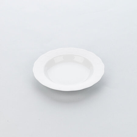 Assiette creuse porcelaine décorée prato ø 225 mm - lot de 6 - stalgast - porcelaine x35mm