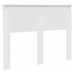 vidaXL Tête de lit Blanc Brillant 135 cm Bois d'ingénierie