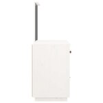 vidaXL Coiffeuse Blanc 95x50x134 cm Bois de pin massif