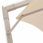 vidaXL Parasols d'extérieur Beige Polyester