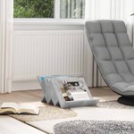 vidaXL Étagère à magazines avec étagère Gris Béton 53 x 40 x 28 5 cm