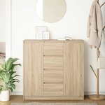 vidaXL Buffet et tiroirs chêne sonoma 100 5x35x98 5 cm bois ingénierie