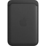 APPLE iPhone Porte-cartes en cuir avec MagSafe - Noir