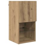 vidaXL Meubles TV muraux 2 Pièces Chêne artisanal 30 5 x 30 x 60 cm