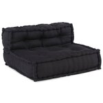 vidaXL Canapé modulaire 4 Pièces Anthracite 70 x 70 x 56 cm tissu