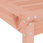 vidaXL Ensemble à manger de jardin 5Pièces bois massif Douglas
