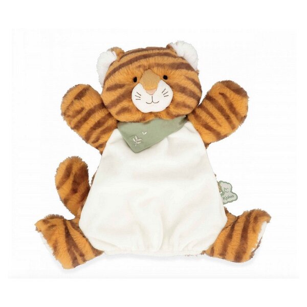 Marionnette Tigre Papaye - 24 cm