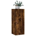 vidaXL Armoire murale chêne fumé 34 5x34x90 cm