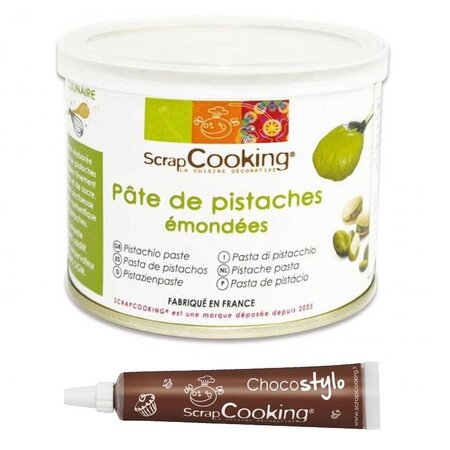 Pâte de pistaches 200 g + 1 Stylo chocolat