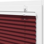 vidaXL Store plissé rouge bordeaux 40x100 cm largeur du tissu 39 4 cm