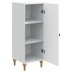 vidaXL Buffet Blanc 33 x 34 5 x 90 cm Bois d'ingénierie