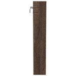 vidaXL Armoire à vitrine chêne marron 100x8 5x50 cm bois d'ingénierie