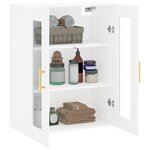 vidaXL Armoire murale blanc 69 5x34x90 cm