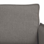 vidaXL Canapé 2 Pièces Taupe 196 x 82 x 85 cm tissu
