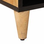 vidaXL Meuble TV Naturel 100 x 33 x 46 cm Bois de mangue massif