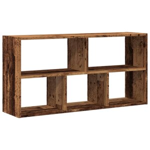 vidaXL Étagère murale vieux bois 100x25x50 cm bois d'ingénierie