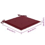 vidaXL Chaises pliables d'extérieur lot de 8 et coussins Bois d'acacia