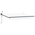vidaXL Auvent rétractable électrique Blanc 3 x 2 5 m