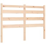vidaXL Cadre de lit avec tête de lit 140x200 cm bois massif
