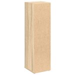 vidaXL Meuble de salle de bain avec porte-rouleau chêne sonoma