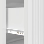 vidaXL Armoire à tiroirs Blanc brillant 66 x 34 5 x 90 cm