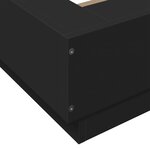 vidaXL Cadre de lit sans matelas noir 120x200 cm