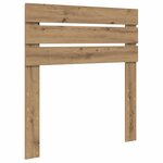 vidaXL Tête de lit Chêne artisanal 80 cm Bois d'ingénierie