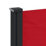 vidaXL Auvent latéral rétractable rouge 140x300 cm
