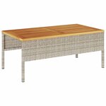 vidaXL Ensemble de canapé de jardin 6 Pièces Gris clair  gris foncé