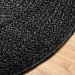 vidaXL Tapis ZIZUR Ø 200 cm aspect de jute intérieur extérieur