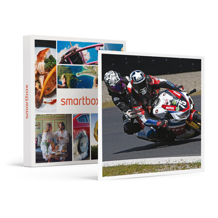SMARTBOX - Coffret Cadeau Baptême de vitesse en moto : 5 tours de circuit en passager à Lédenon -  Sport & Aventure