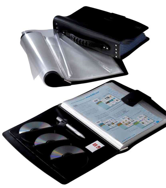 Protège-documents à faisceaux Tout-Terrain, A4 100 pochettes, noir ELBA