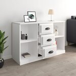 vidaXL Buffet blanc 104 5x35 5x67 5 cm bois d'ingénierie