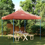 vidaXL Tente de fête 292 x 292 x 315 cm Terre cuite Tissu Oxford