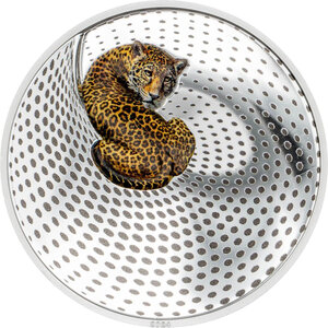 Pièce de monnaie en Argent 20 Dollars g 93.3 (3 oz) Millésime 2024 Camouflage of Nature LEOPARD