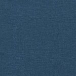 vidaXL Cadre de lit avec tête de lit Dover bleu 90x190 cm tissu