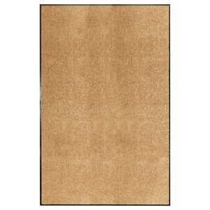 vidaXL Paillasson lavable Crème 120x180 cm