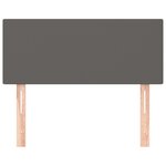 vidaXL Tête de lit Gris 90x5x78/88 cm Similicuir